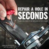 Pro Bike Tool® Tubeless reparatieset navullingen voor fietsbanden, 20 stuks - 2 opties - zwarte of spekgladde pluggen voor racefietsen en mountainbikes.