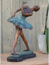 Tuinbeeld - bronzen beeld - Ballerina 31 cm - Bronzartes - 32 cm hoog