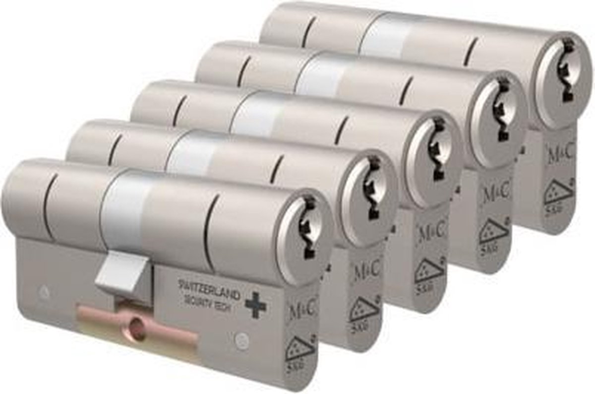 Cilinderslot M&C Matrix SKG*** 5 cilinders met 7 sleutels