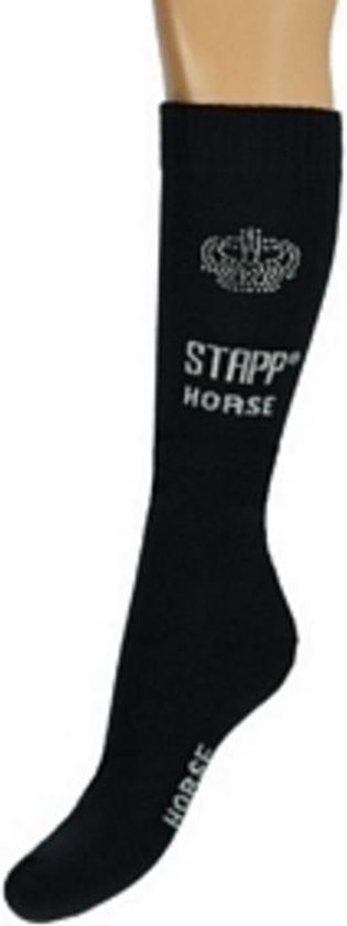 STAPP [horse] - Paardrijsokken 33510 KROON STRASS Unisex - 1-Pack - Maat 35/38 - Zwart