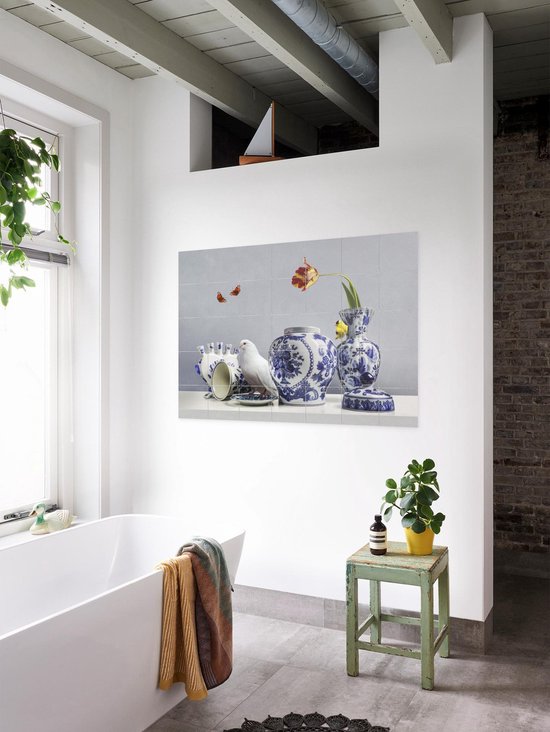 IXXI Royal white, Sander van Laar - 140 x 100 cm - Gratis ophangtool - Grote wanddecoratie en posters - Klassiek, Fotografie, Decoratieve kunsten