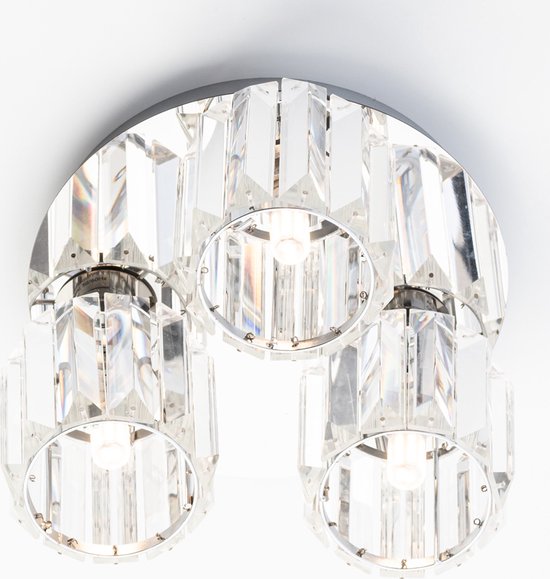 Plafondlamp met kristallen - Kiara