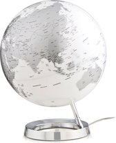 globe Bright Chrome base en plastique de 30 cm de diamètre en anglais NR-0331F7NS-GB