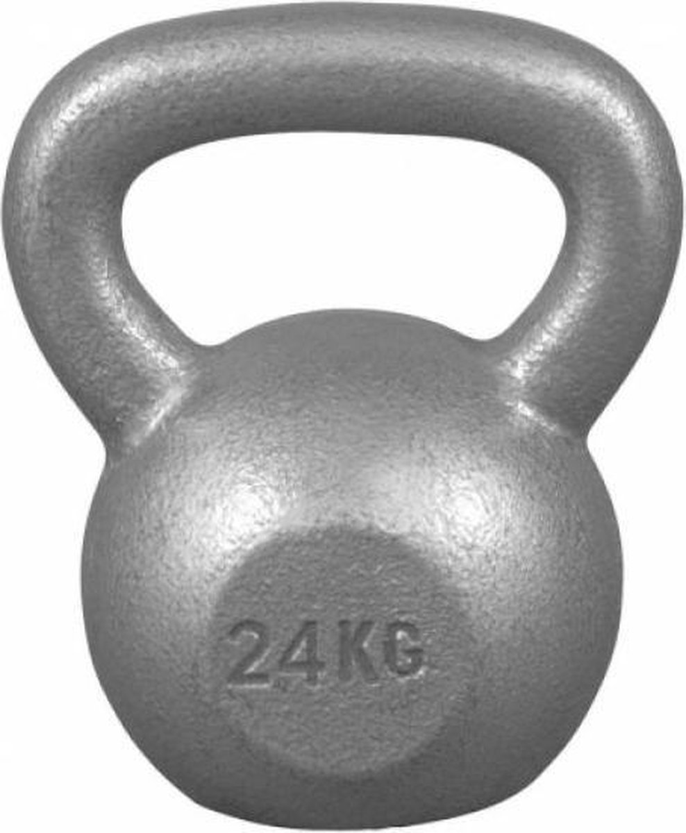 Gorilla Sports Kettlebell - Gewicht - Kettle Bell - Gietijzer - 24 kg