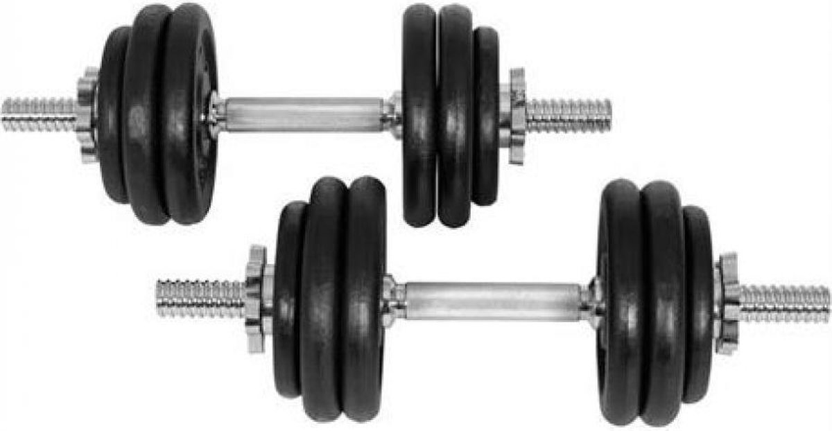 Gyronetics Dumbellset 30 kg Gietijzer (25 mm)
