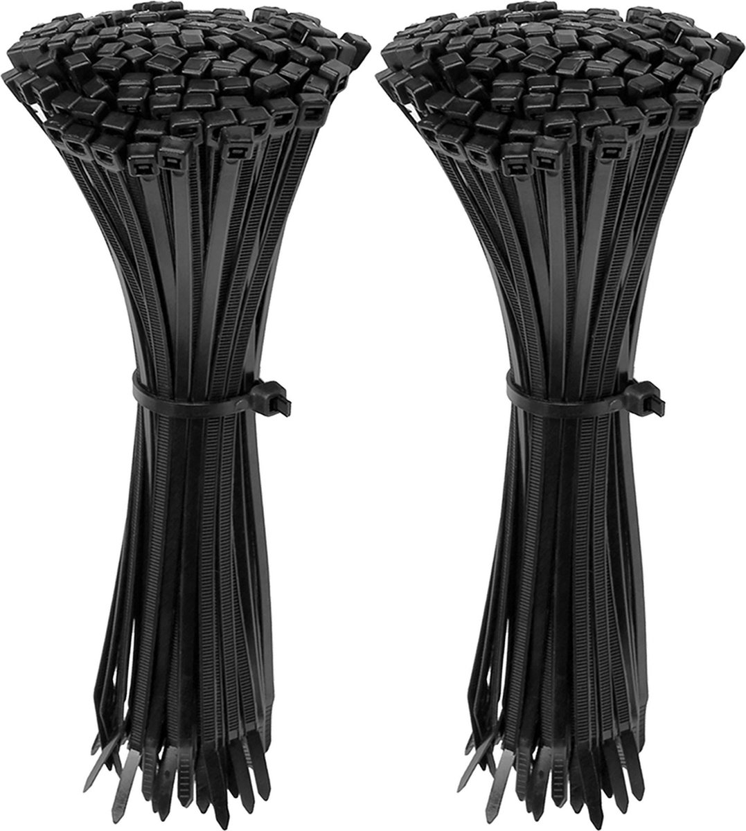 Polyamide kabelbinders, tie rips, zwarte kabelbinders, 140x2,5 mm / 200 stuks