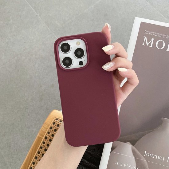 Ateljé Telefoonhoes voor iPhone 15 • Bordeauxrood • de Bijenkorf