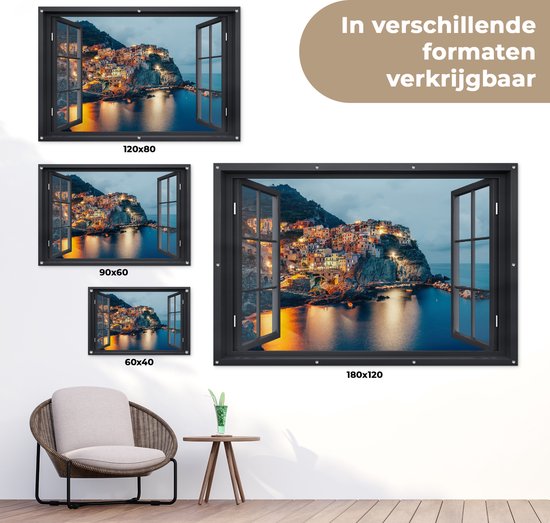 Affiche de jardin Transparente - Italie - Mer - 120x80 cm