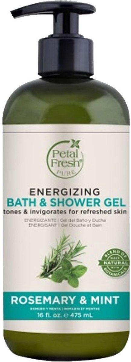 PETAL FRESH - Bath & Shower Gel - Rosemary & Mint - 475 ml