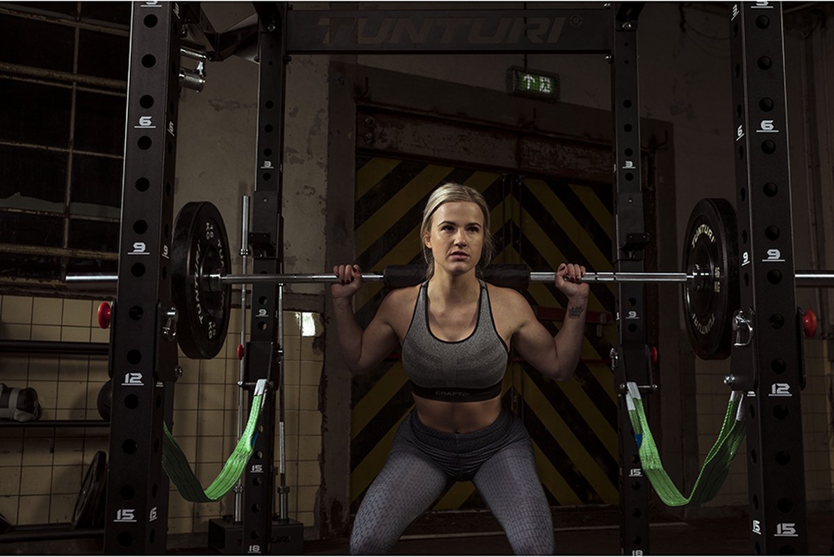 Tunturi RC20 Power Rack - in hoogte verstelbare pull-up bar thumbnail 2