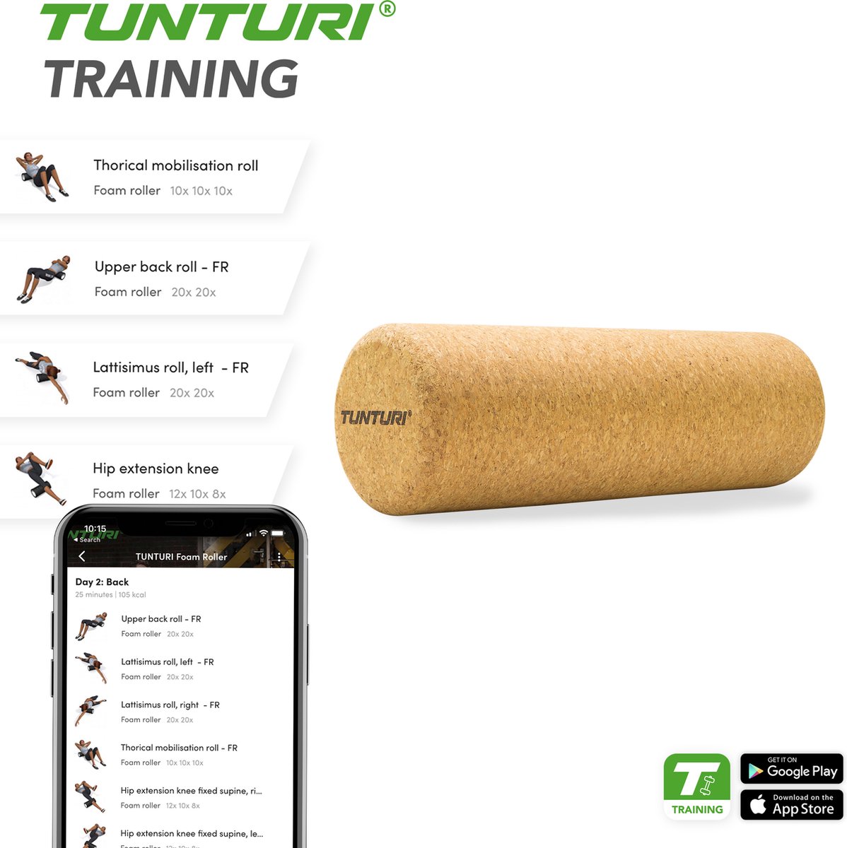 Tunturi - Foam Roller thumbnail 4