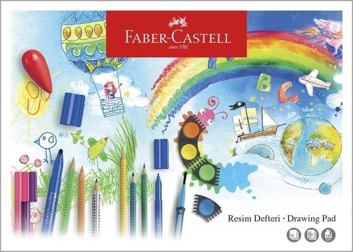 Tekenboek 35 x 50cm 120 grams | Faber Castell