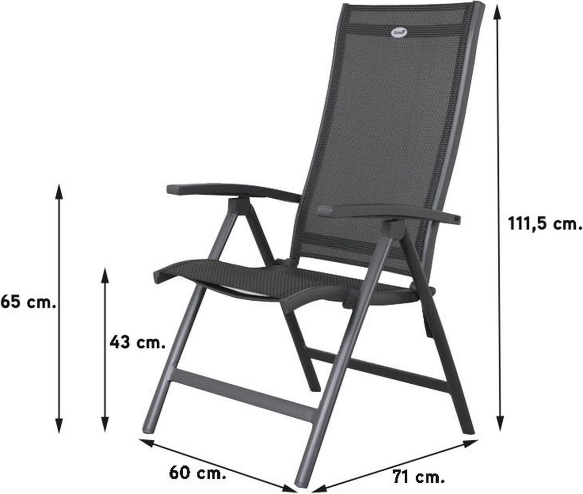 Hartman Salvatore/Ottowa 205-265x100 cm. - 7-delige verstelbare tuinset – foto 6
