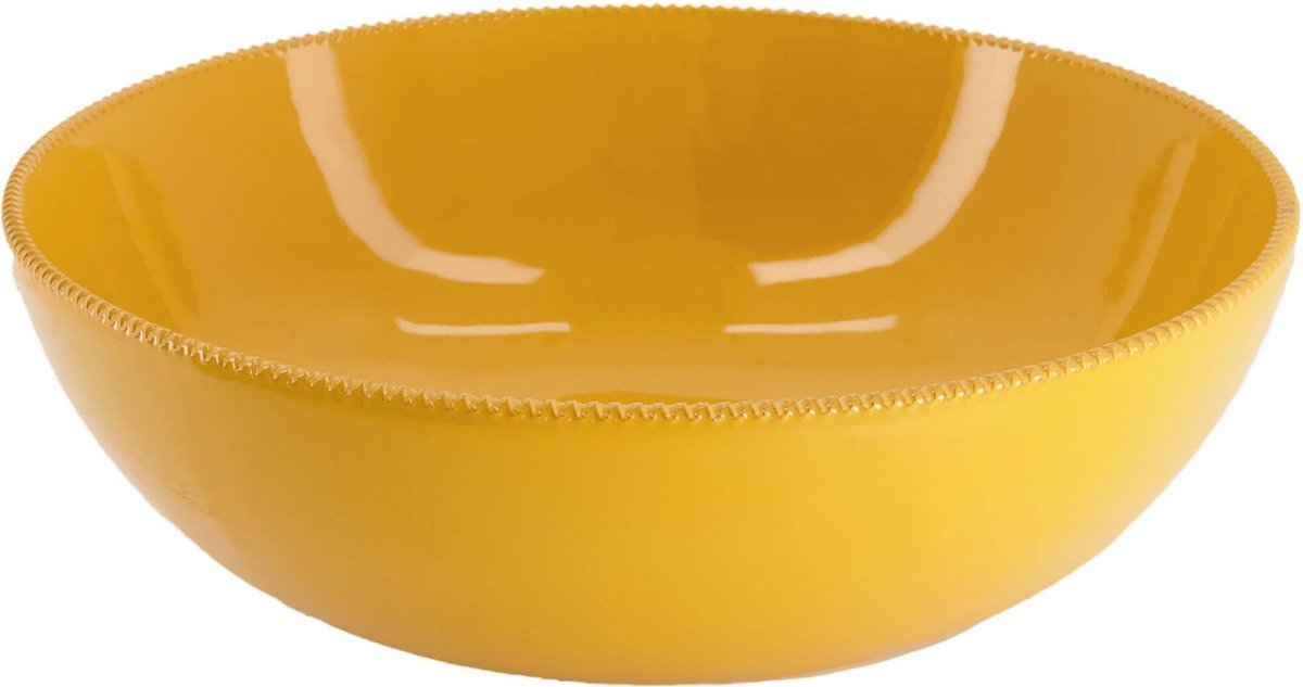 Enza Fasano - Saladekom Pizzolato Mustard 28cm - Saladekommen