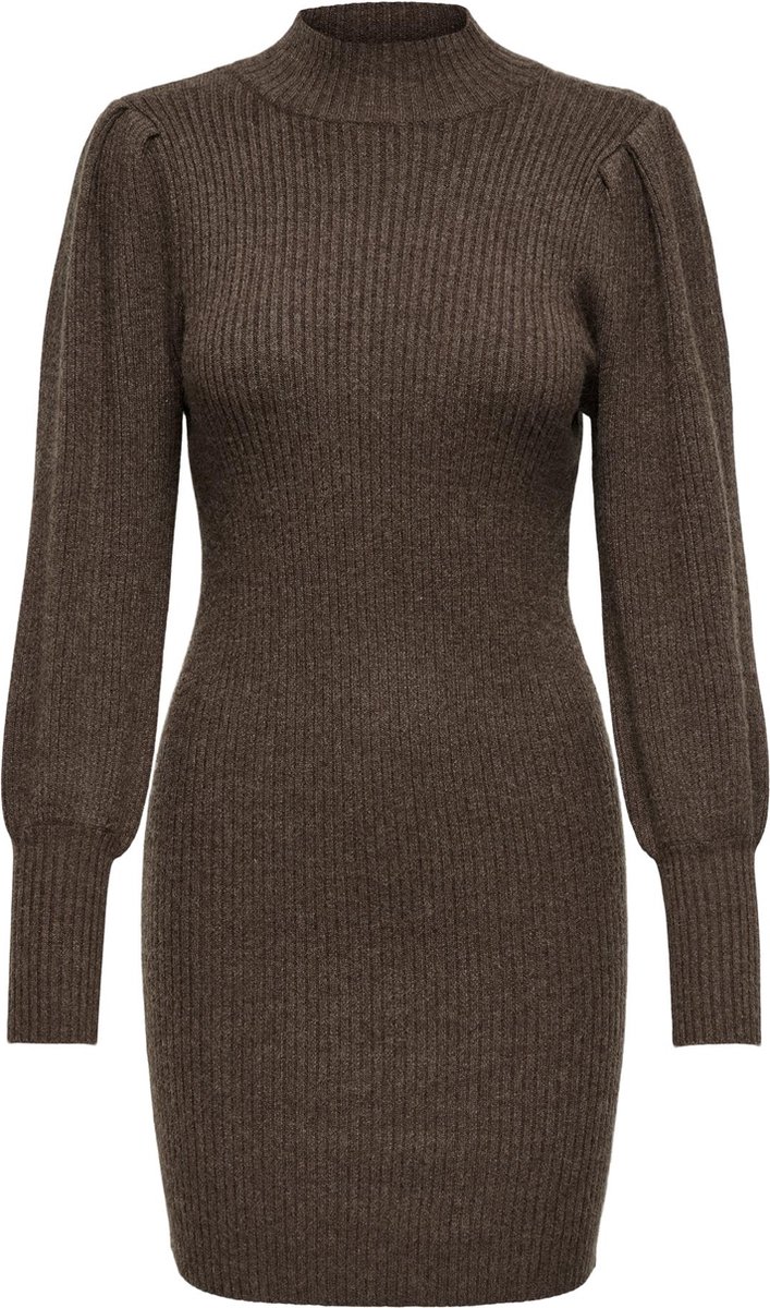 ONLY ONLKATIA L/S DRESS KNT NOOS Dames Jurk - Maat S