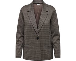 JDY JDYGEGGO HUGH L/S CHECK BLAZER JRS ATK Dames Blazer - Maat M