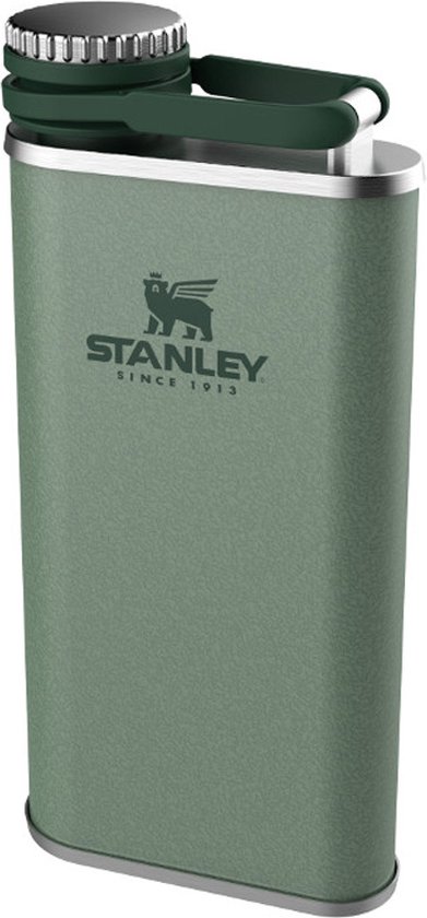 Stanley PMI The Easy Fill Wide Mouth flask 230 ml - Hammertone Green