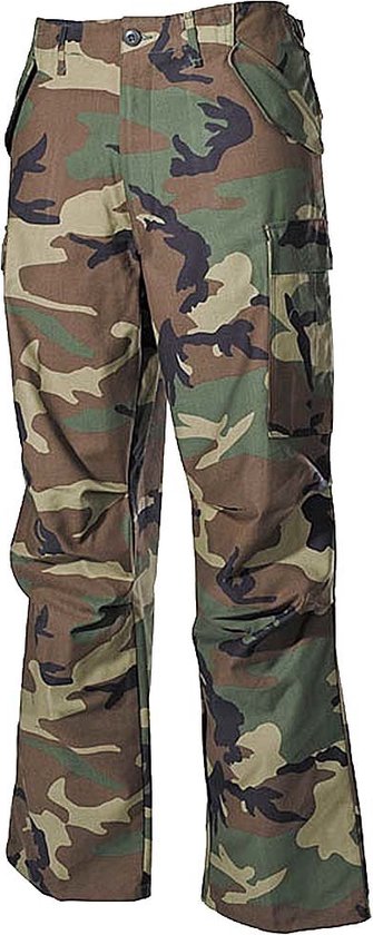 BDU Broek Woodland camouflage maat Large
