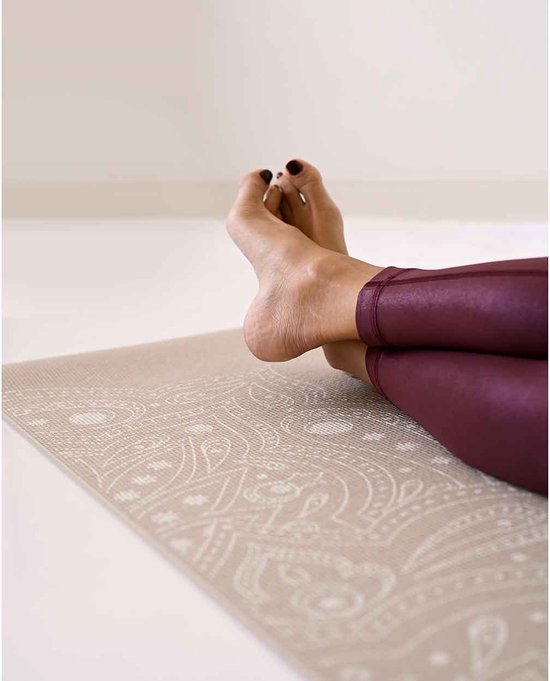 Extra Dikke Yogamat - Mystical - Zand - 6 mm van Love Generation — afbeelding 3