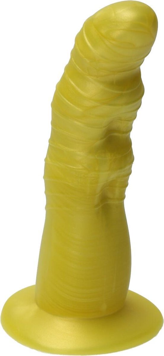 Goedkoopste Ylva & Dite - Rhea - Siliconen Dildo met zuignap - Made in Holland - Flash Gold