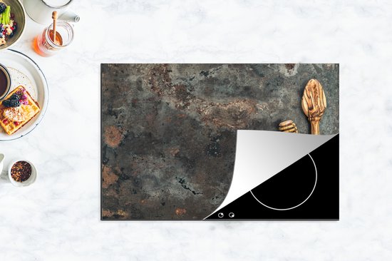 KitchenYeah® Inductie beschermer 80x52 cm - Inductiebeschermer - Afdekplaat - Hout - Keukengereedschap - Keuken - Landelijk - Kookplaataccessoires - Afdekplaat voor kookplaat - Inductiebeschermer - Inductiemat - Inductieplaat mat