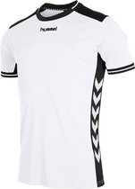 hummel Lyon Shirt Unisexe Sport Shirt - Blanc - Taille S