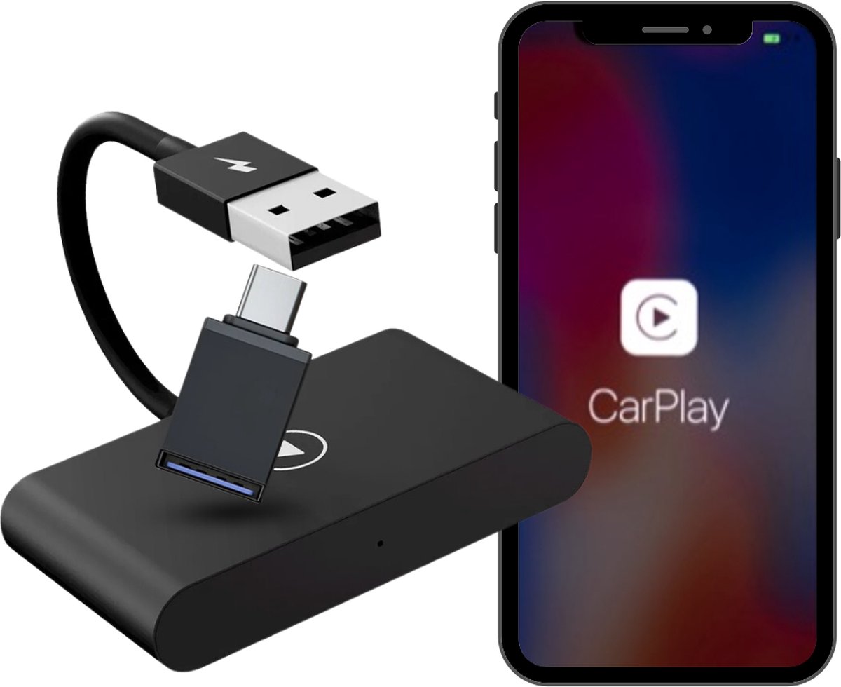 ROADFLOW Luxe Carplay Dongle Draadloos Carplay Apple iPhone 2023
