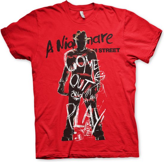Come Out And Play T-Shirt - Large - Rood