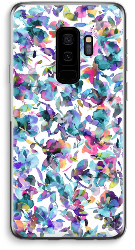 Case Company® - Coque Samsung Galaxy S9 Plus - Fleurs d'hibiscus - Coque de téléphone souple - Protection sur tous les côtés et bord de l'écran