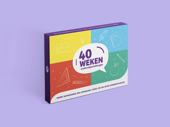 40 weken Onderwijschallenges - Iedere schoolweek een uitdaging voor jou en jouw onderwijsteam!