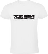 Team Ontoerekeningsvatbaar Heren T-shirt | voetbal | shirts kleding | volleybal | handbal | hockey | toernooi | teamsport | sport | naam | tbs | teamnaam | Shirt