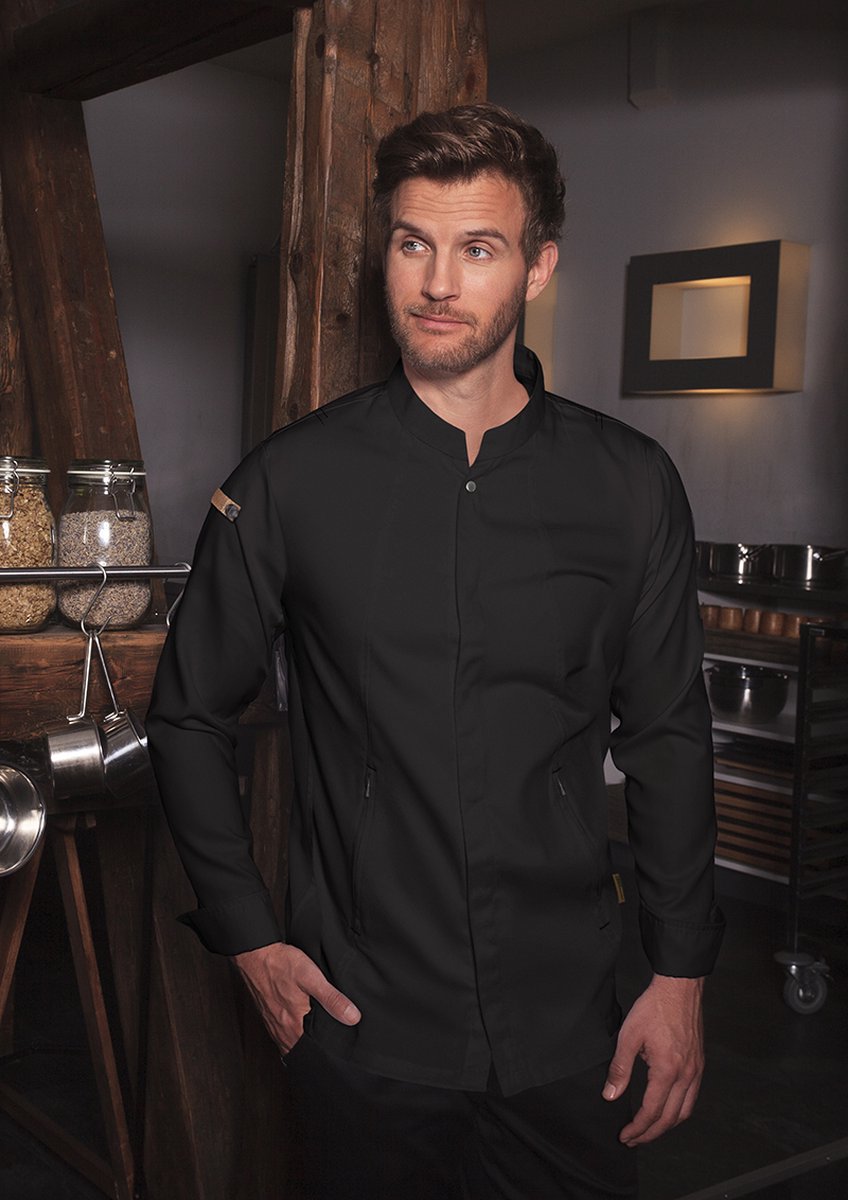 Karlowsky Chef Jacket Green-Generation KY051 - Black (ca. Pantone 419C) - 50
