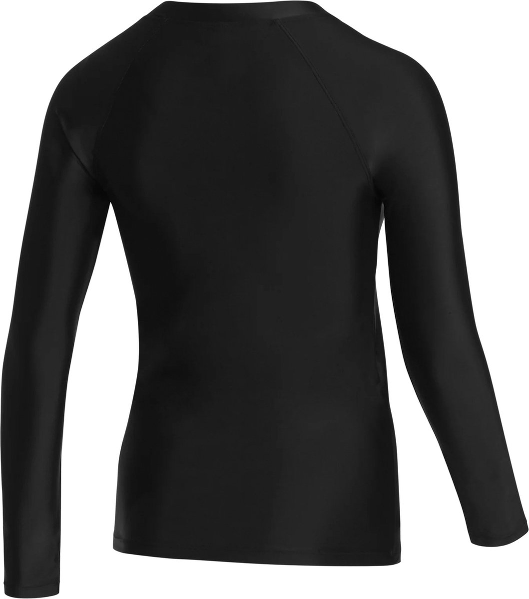 Mystic Womens Jayde Zip Thru Rash Vest - Zwart