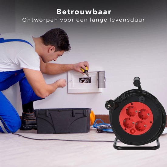 Kabelhaspel Maximale belasting tot 3500W Winkel: Bestel goedkoop uw Maximale belasting tot 3500W