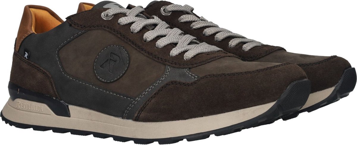 Rieker Revolution Sneaker - Mannen - Bruin - Maat 42