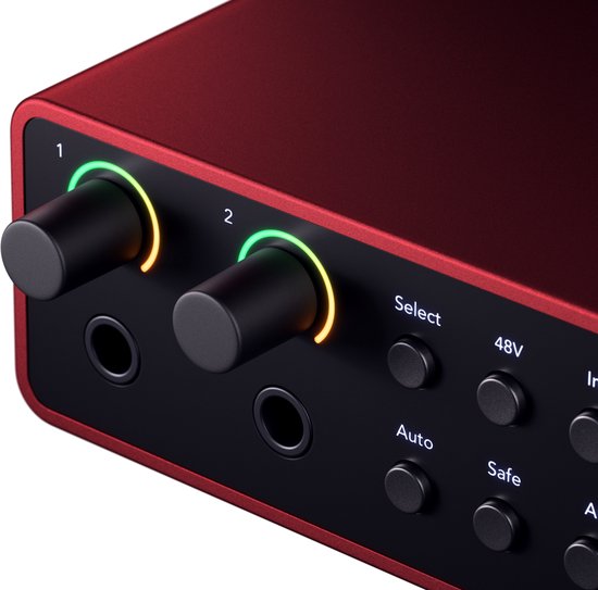Focusrite Scarlett 4e génération 2i2 - Interface audio USB, 2 entrées / 2 sorties