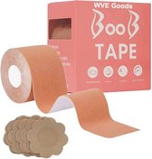 Cache-tétons Strapless Boob Tape avec Nipple Covers - Soutien- BH adhésif pour Push Up - Fashion Breast Tape - Nipple Covers - Nipple Patches