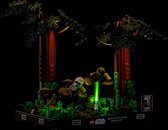 Star Wars Endor Speeder Chase Diorama pour Lego #75353 Jeu de Lumières