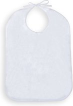 Set de 3 bavoirs pour adultes | Tissu éponge | Avec sac | Réutilisable | 65 x 45 cm | Une taille | Clinique mobile
