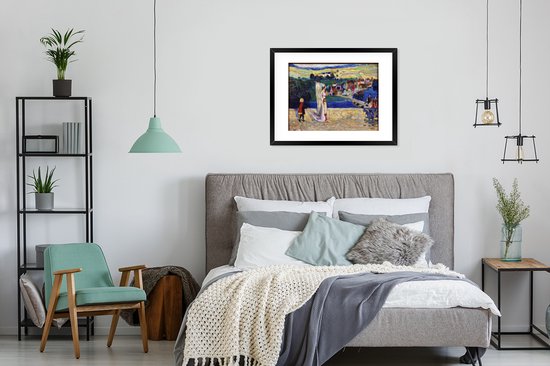 Affiche avec cadre Croquis Promenade - Kandinsky - 80x60 cm
