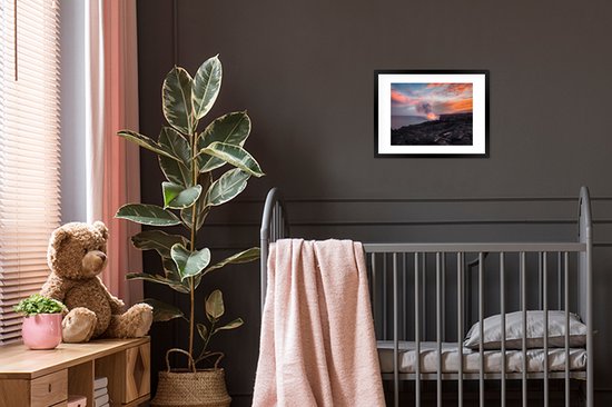 Volcan de Lava près de l'océan