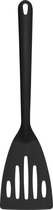 Kunststof spatel/bakspaan zwart 33 cm keukengerei - Zwarte spatels en bakspanen van plastic