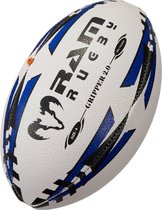 RAM Rugby Gripper Pro 2.0 Training Rugbybal - New in-flight Valve Technology - Europa nr. 1 Rugby Shop - 3d Grip - Maat 4 - Blauw RAM® Engeland - Uniek 3d Grip techn. Prof.
