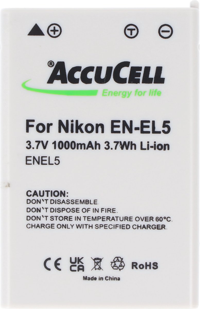 AccuCell-batterij geschikt voor Klicktel Navigator K5, 1100 mAh
