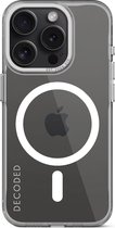 DECODED Clear Case Back Cover - iPhone 15 Pro - 100% Gerecycleerd Plastic - Doorzichtig Hoesje - Geschikt voor MagSafe -
