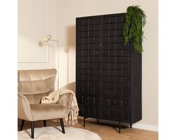 Kabinet Brandy - 100 cm - zwart