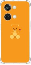 Coque en silicone TPU OnePlus Nord 3 Coque de téléphone avec bordure transparente Bébé Bear