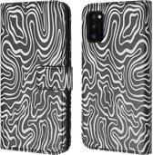 iMoshion Hoesje Geschikt voor Samsung Galaxy A41 Hoesje Met Pasjeshouder - iMoshion Design Bookcase smartphone - Meerkleurig / Black And White