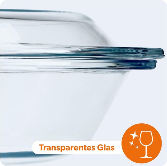 Vershoud/ovenschaal Met Glazen Deksel, Hittebestendig Glas En Siliconen 750 Ml 00044247 Vershoud/ovenschaal Met Glazen Deksel, Hittebestendig Glas En Siliconen 750 Ml 00044247