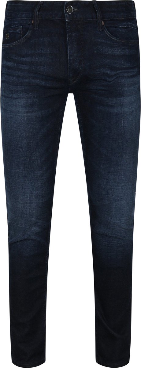 Cast Iron - Riser Jeans Donkerblauw - Heren - Maat W 34 - L 36 - Slim-fit